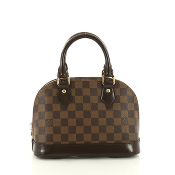 Louis Vuitton Alma Handbag Damier BB Brown 3294801