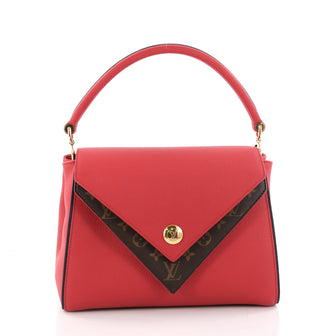  Louis Vuitton Double V Handbag Calfskin and Monogram 3295101