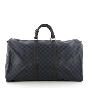 Louis Vuitton Keepall Bandouliere Bag Damier Cobalt 55 3295403
