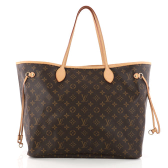 Louis Vuitton Neverfull Tote Monogram Canvas GM Brown 3295703