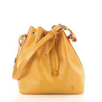 Louis Vuitton Petit Noe Handbag Epi Leather Yellow 3295901