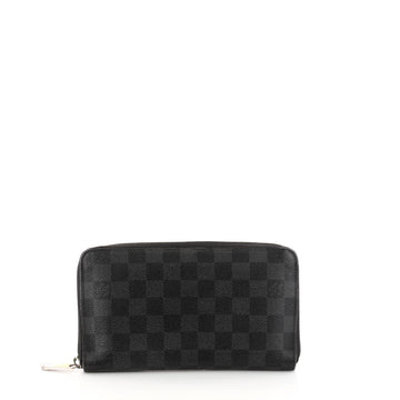 Louis Vuitton Zippy Organizer Damier Graphite Black 3296005