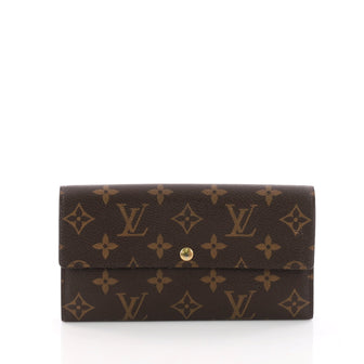 Louis Vuitton Sarah Wallet Monogram Canvas Brown 3297705
