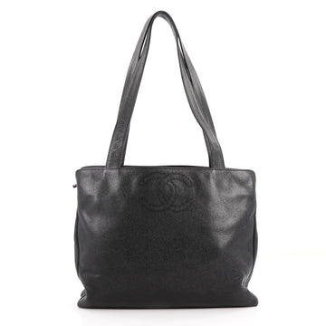 Chanel Vintage Open Tote Caviar Large Black 3299601