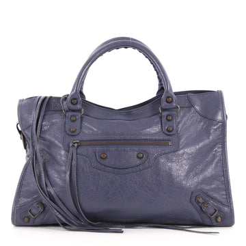 Balenciaga City Classic Studs Handbag Leather Medium 3299802