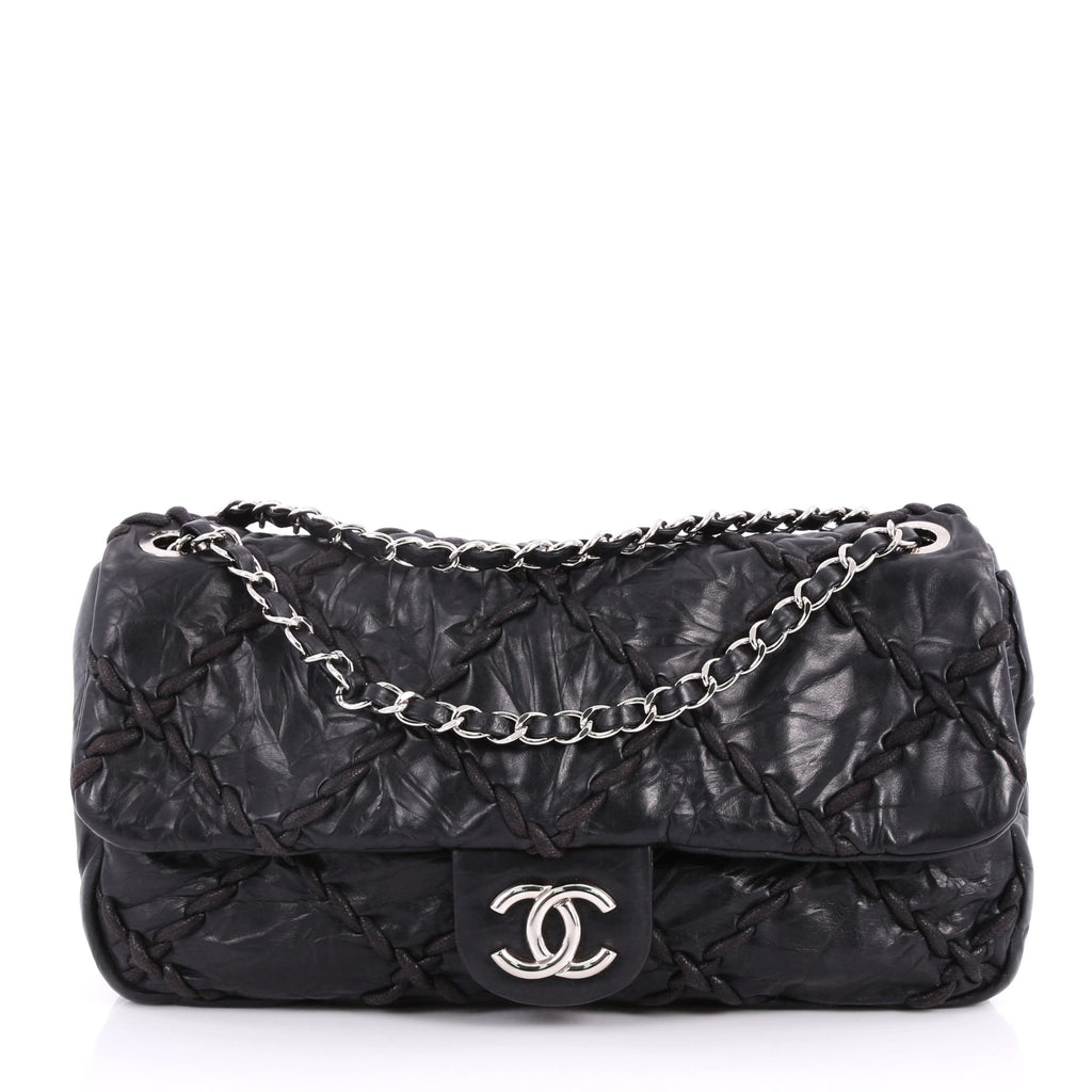 Buy Chanel Ultra Stitch Flap Bag Quilted Calfskin Medium 3300001