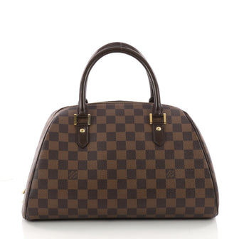 Louis Vuitton Ribera Handbag Damier MM Brown 3300503