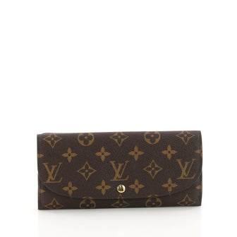 Louis Vuitton Louise Wallet Monogram Canvas Brown 3300701