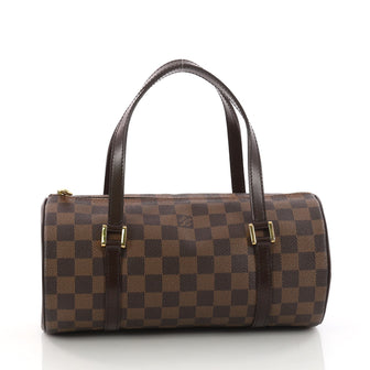 Louis Vuitton Papillon Handbag Damier 26 Brown 3301002