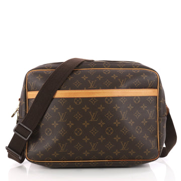 Louis Vuitton Reporter Bag Monogram Canvas GM Brown 3301103