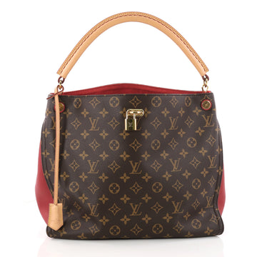 Louis Vuitton Gaia Handbag Monogram Canvas Brown 3301601