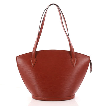 Louis Vuitton Saint Jacques Handbag Epi Leather PM Brown 3302202