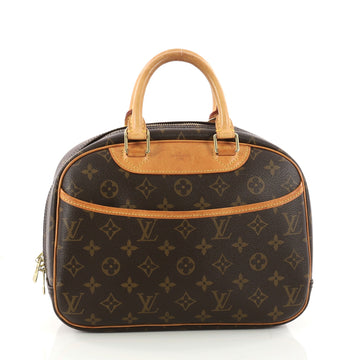Louis Vuitton Trouville Handbag Monogram Canvas Brown 3303001