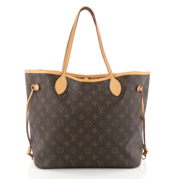 Louis Vuitton Neverfull Tote Monogram Canvas MM Brown 3303201