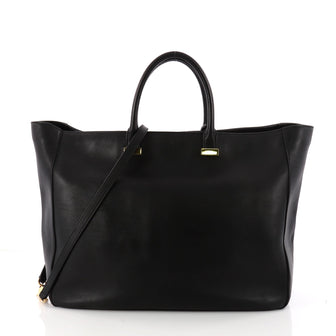 The Row Day Luxe Tote Leather XL Black 3306502