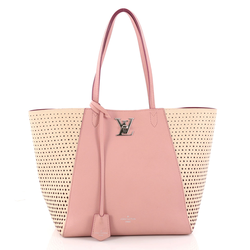 Louis Vuitton Lockme Cabas Perforated Leather Pink 3307102