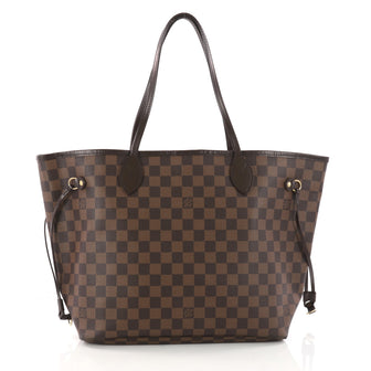 Louis Vuitton Neverfull Tote Damier MM Brown 3307802
