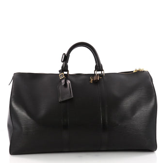 Louis Vuitton Keepall Bag Epi Leather 55 Black 3308201