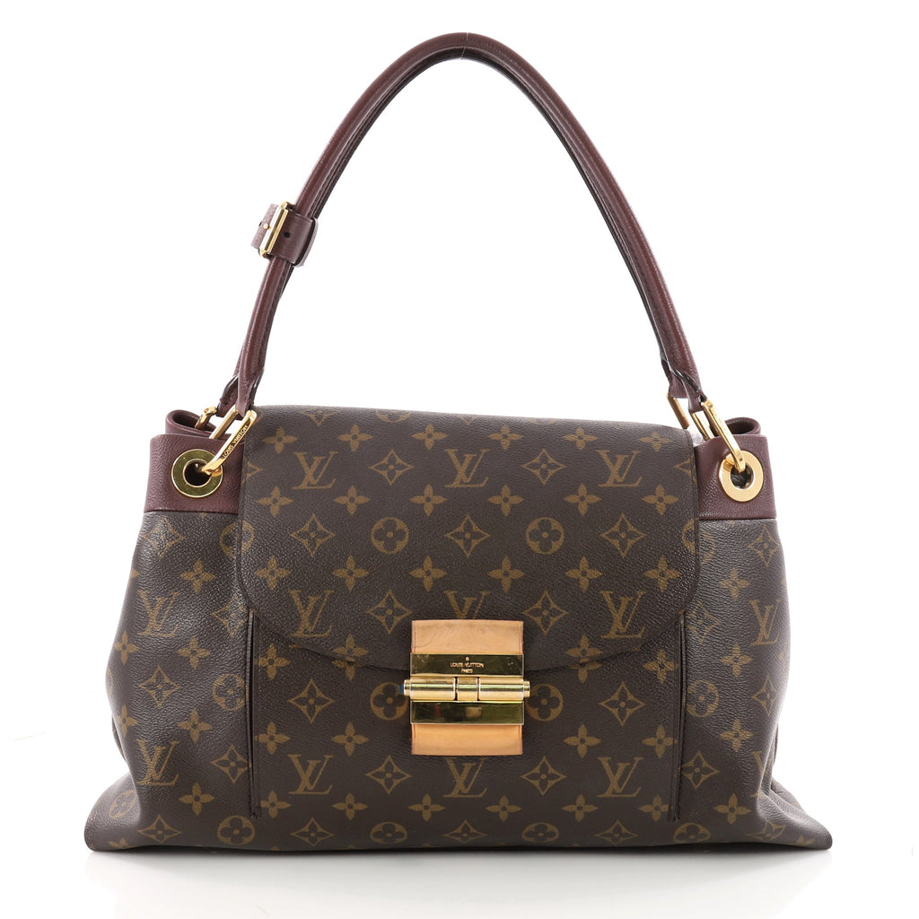 Louis Vuitton Olympe Handbag Monogram Canvas Brown