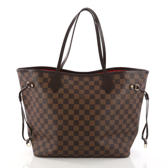 Louis Vuitton Neverfull Tote Damier MM Brown 3308902
