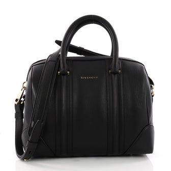 Givenchy Lucrezia Duffle Bag Leather Medium Black 3311801