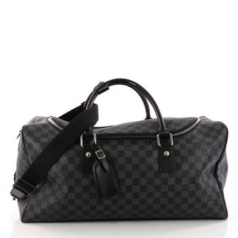 Louis Vuitton Roadster Handbag Damier Graphite Black 3315401