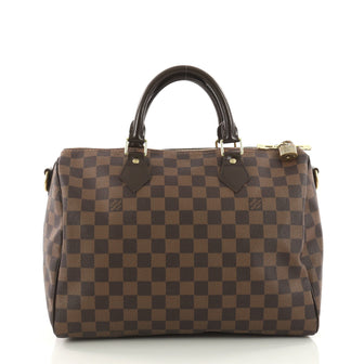 Louis Vuitton Speedy Bandouliere Bag Damier 30 Brown 3317301