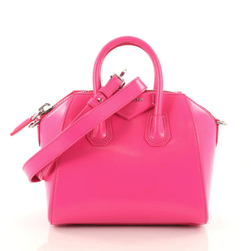 Givenchy Antigona Bag Glazed Leather Mini Pink 3318205