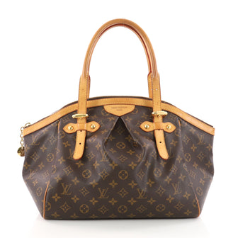 Louis Vuitton Tivoli Handbag Monogram Canvas PM Brown 3318208