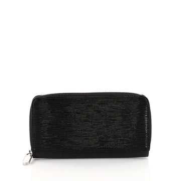 Louis Vuitton Zippy Wallet Electric Epi Leather Black 3319101