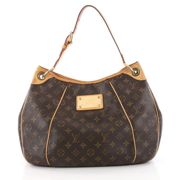 Louis Vuitton Galliera Handbag Monogram Canvas PM Brown 3324301