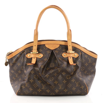 Louis Vuitton Tivoli Handbag Monogram Canvas GM Brown 3324601