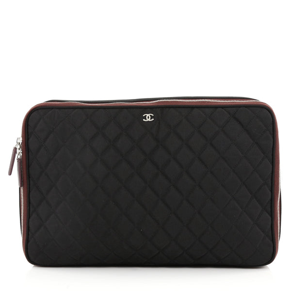 CHANEL, Accessories, Chanel Laptop Sleeve Quilted Nylon