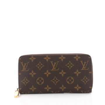 Louis Vuitton Zippy Wallet Monogram Canvas Brown 3326802