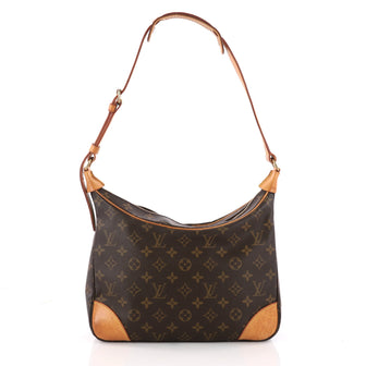 Louis Vuitton Boulogne Handbag Monogram Canvas 30 Brown 3327607