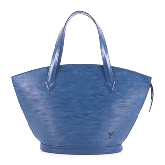Louis Vuitton Saint Jacques Handbag Epi Leather PM Blue 3329801