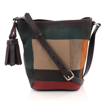 Burberry Ashby Handbag House Check Canvas Mini Brown 3329903