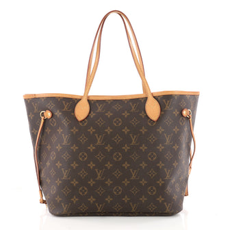 Louis Vuitton Neverfull Tote Monogram Canvas MM Brown 3330201