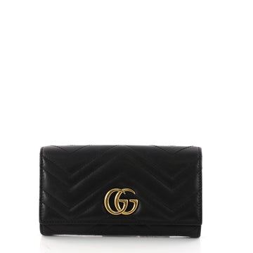 Gucci GG Marmont Continental Wallet Matelasse Leather 3330802