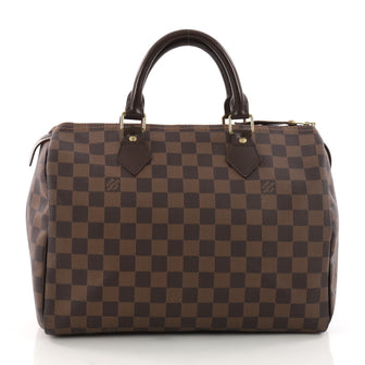 Louis Vuitton Speedy Handbag Damier 30 Brown 3331802