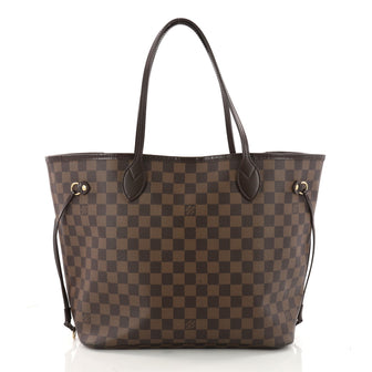 Louis Vuitton Neverfull Tote Damier MM Brown 3333202