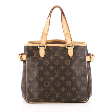 Louis Vuitton Batignolles Handbag Monogram Canvas Brown 3333503
