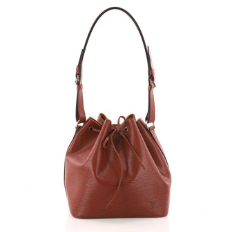 Louis Vuitton Petit Noe Handbag Epi Leather Orange 3334203
