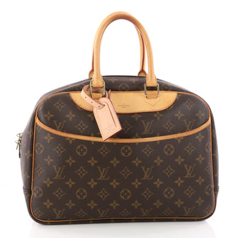 Louis Vuitton Deauville Handbag Monogram Canvas Brown 3334505