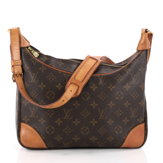 Louis Vuitton Boulogne Handbag Monogram Canvas 30 Brown 3334507