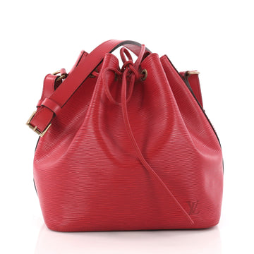 Louis Vuitton Petit Noe Handbag Epi Leather Red 3334701