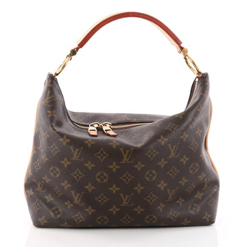 Louis Vuitton Sully Handbag Monogram Canvas PM Brown 3334802.