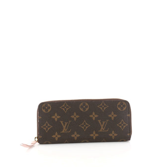 Louis Vuitton Clemence Wallet Monogram Canvas Brown 3336801