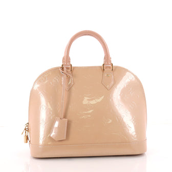 Louis Vuitton Alma Handbag Monogram Vernis PM Neutral 3338513