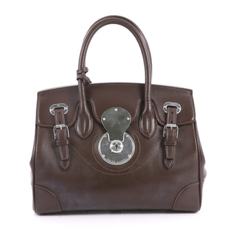 Ralph Lauren Collection Soft Ricky Handbag Leather 27 Brown 3338521
